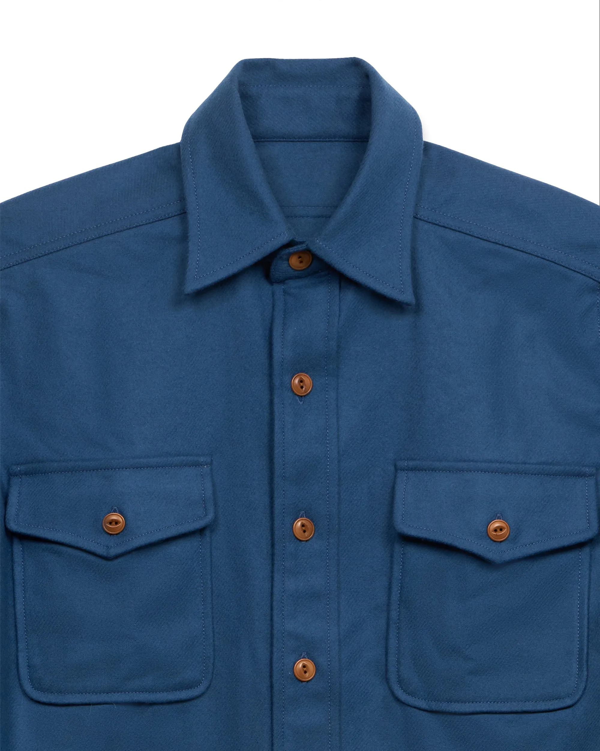CPO Overshirt In Flanella di Lana sold by Fortela product image thumbnail 3