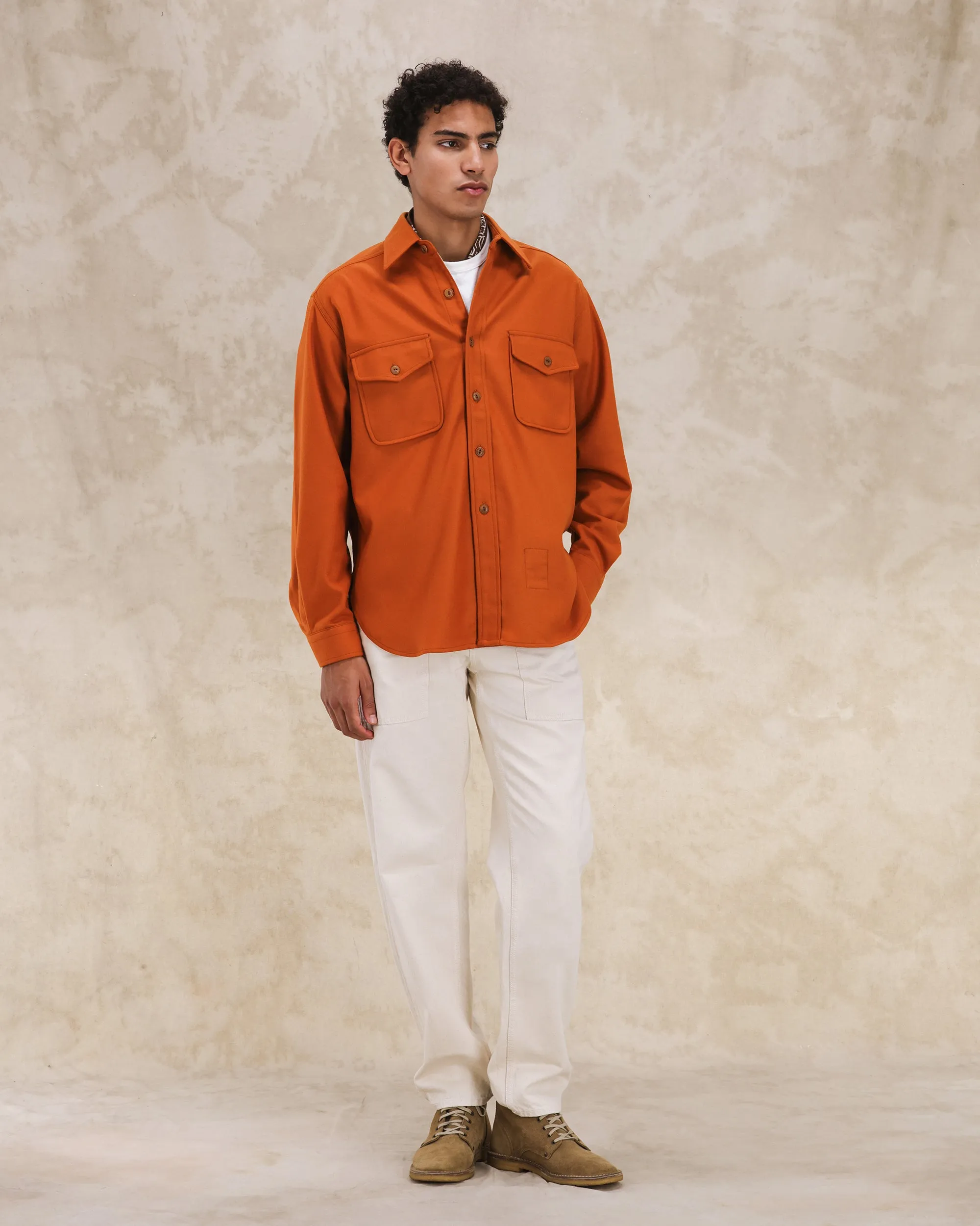 CPO Overshirt In Flanella di Lana sold by Fortela product image thumbnail 5