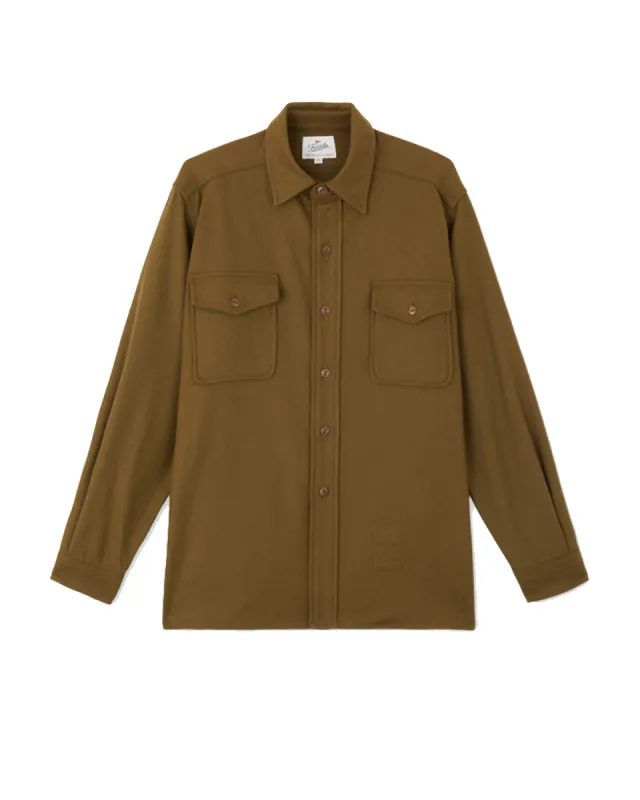 CPO Overshirt In Flanella di Lana made by Fortela