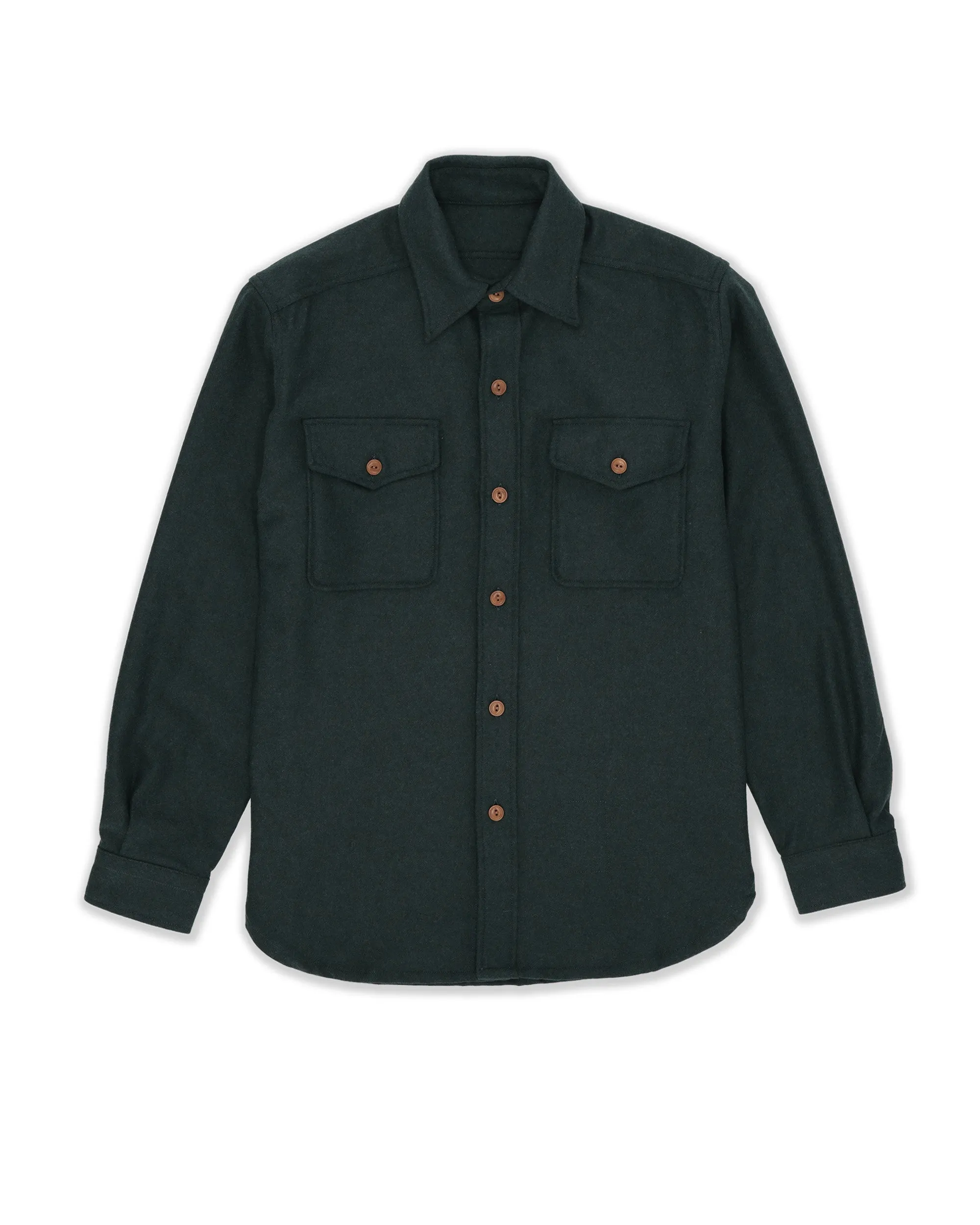 CPO Overshirt In Flanella di Lana sold by Fortela