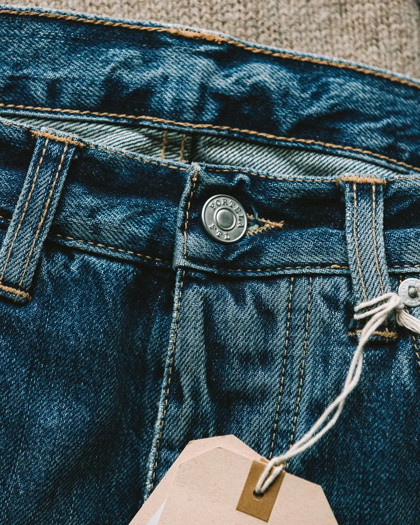 961 John Japan Denim Cimosato 5 Tasche Slim Fit Stone Wash sold by Fortela product image thumbnail 5