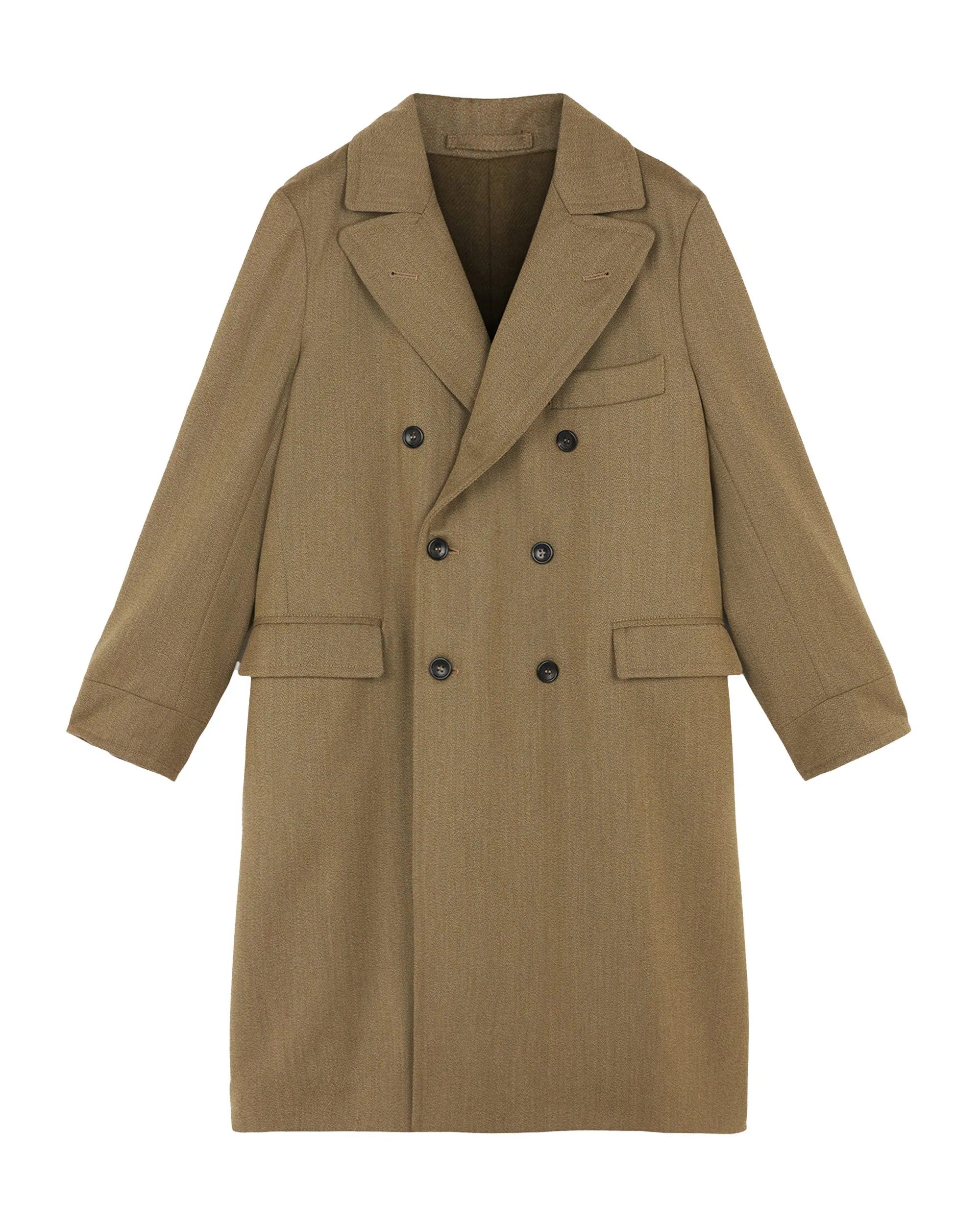 Serwilliam Cappotto Doppio Petto in Lana sold by Fortela