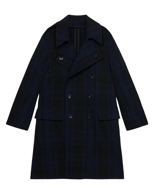 Winston Cappotto Doppiopetto In Lana Check a Quadri sold by Fortela