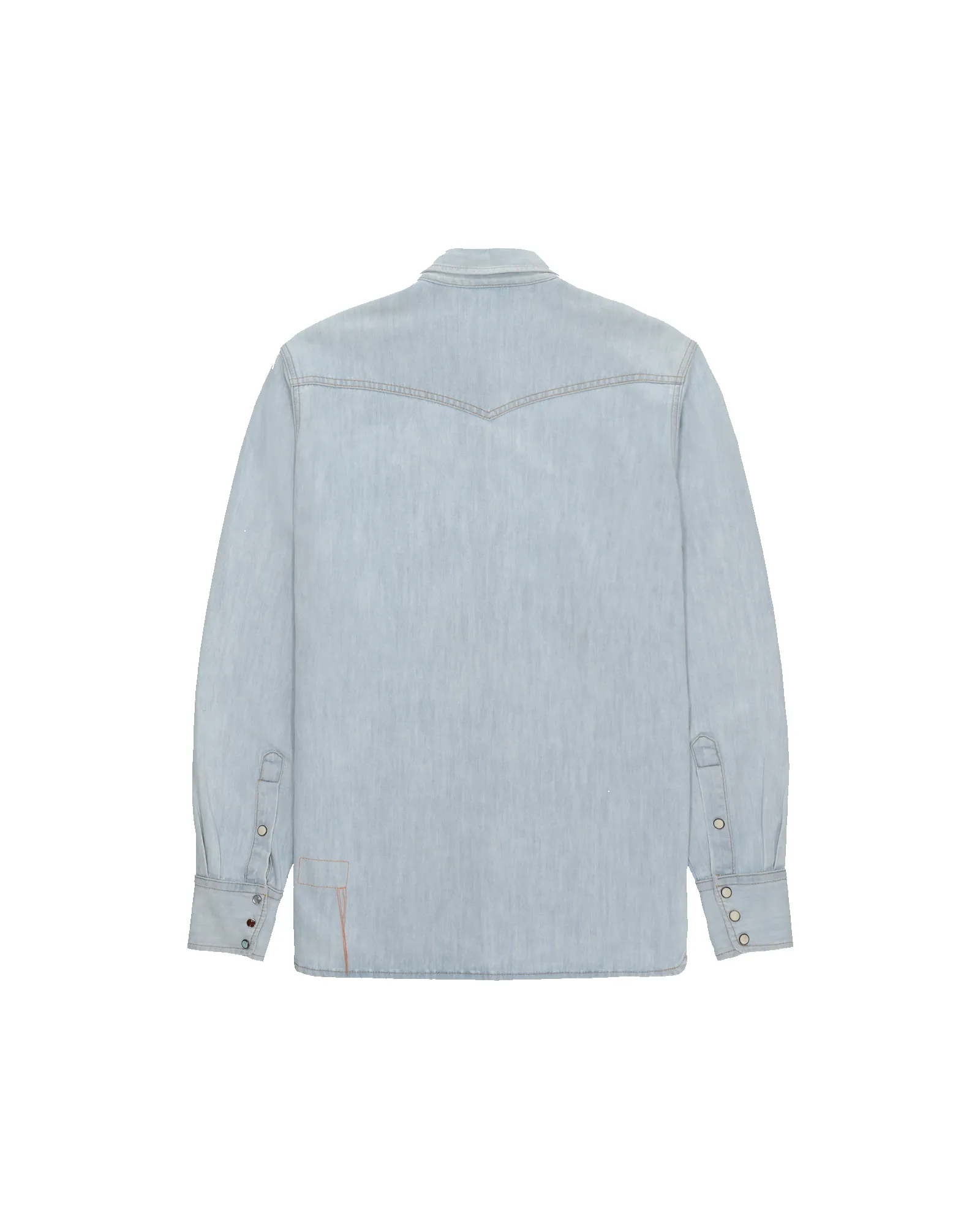 Ntex Camicia Texana In Denim Bleach Wash sold by Fortela product image thumbnail 2