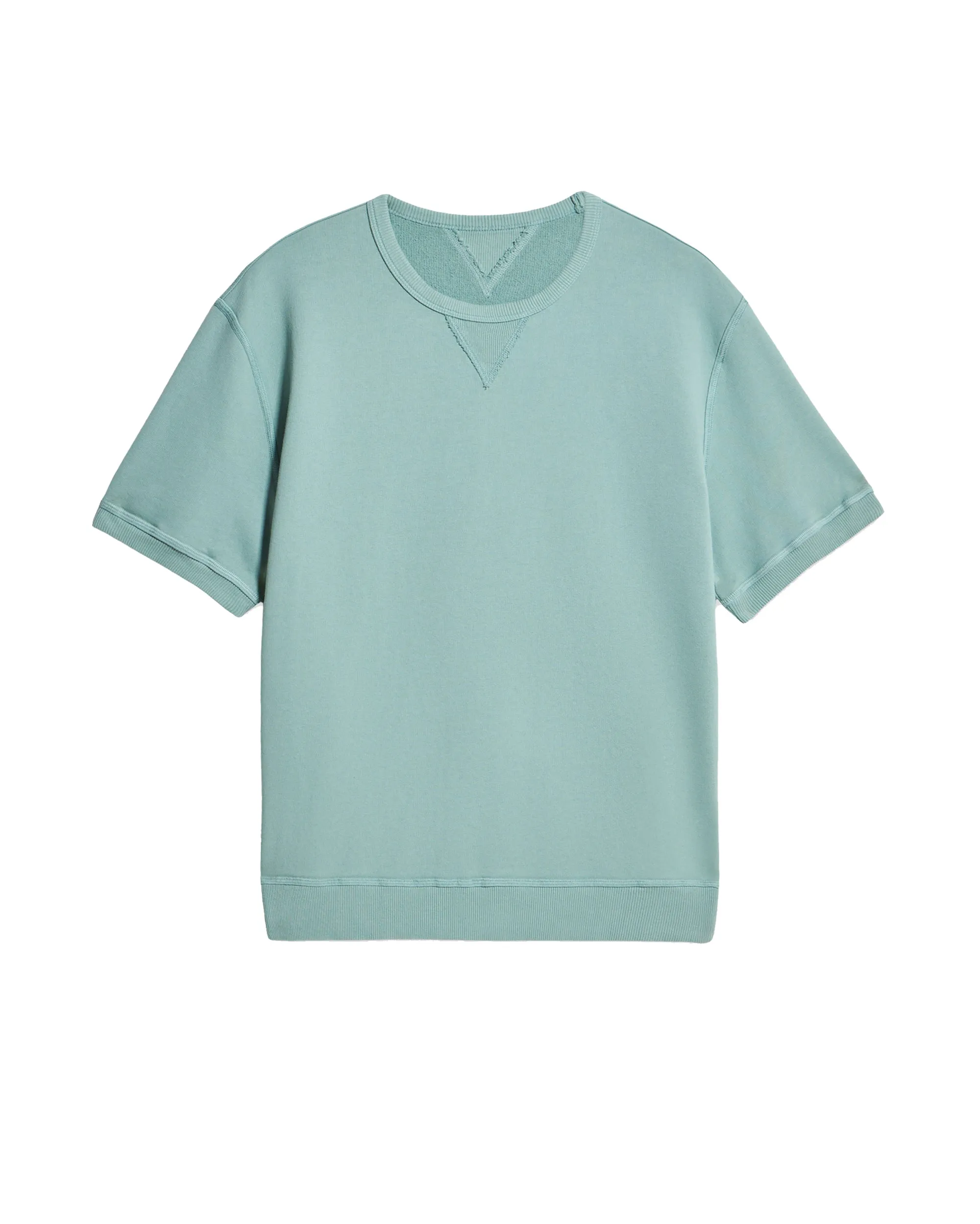 Ohio Felpa Girocollo in Jersey Garzato a Maniche Corte sold by Fortela