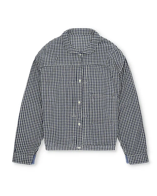 Peter Giacca In Cotone "Vichy" made by Fortela