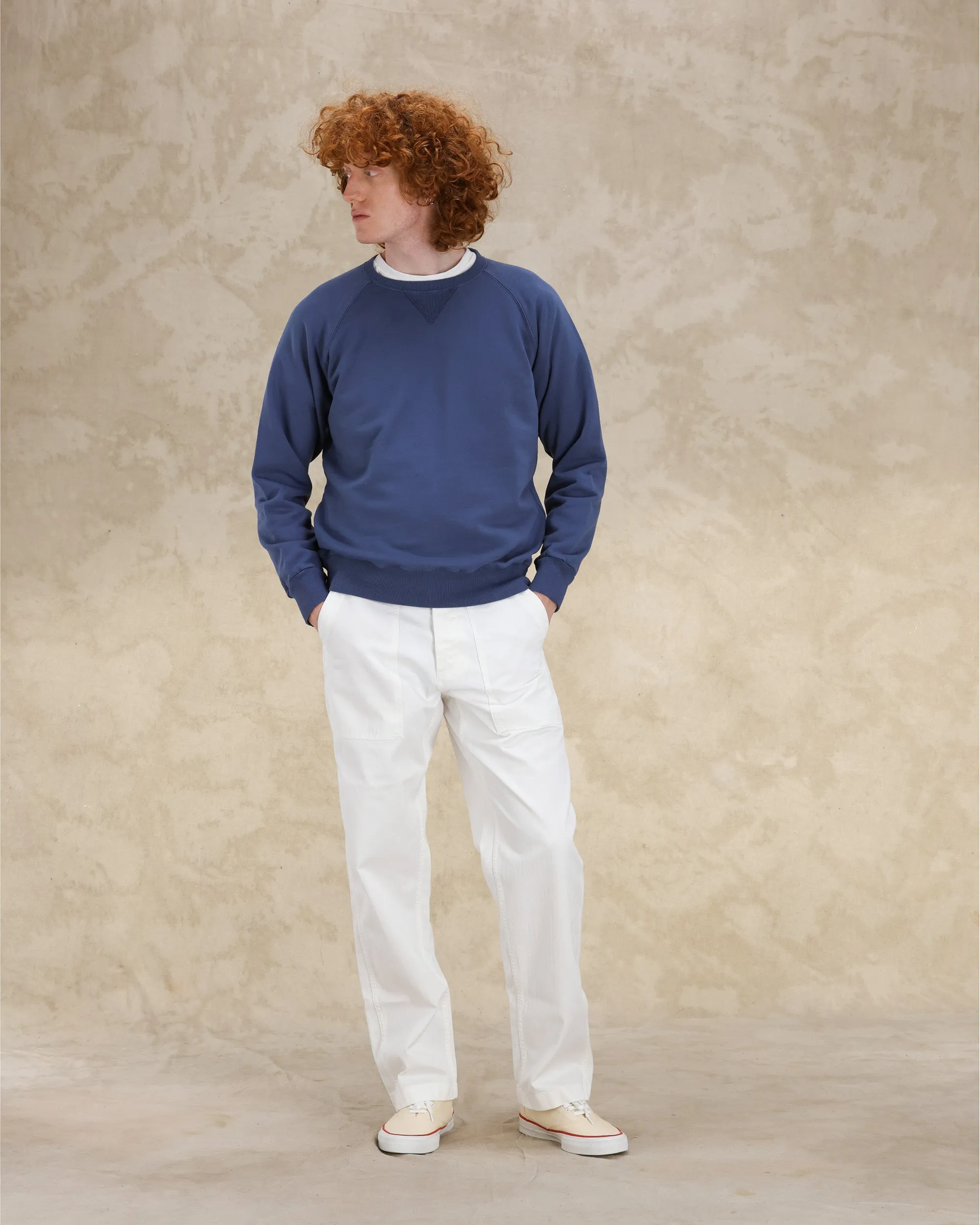 Harvard Felpa Girocollo in Jersey Garzato con taglio Raglan sold by Fortela product image thumbnail 5