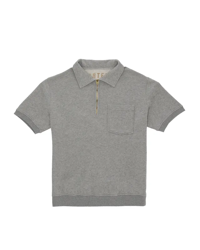 Yalepm Polo In Jersey Garzato Con Zip a Maniche Corte sold by Fortela