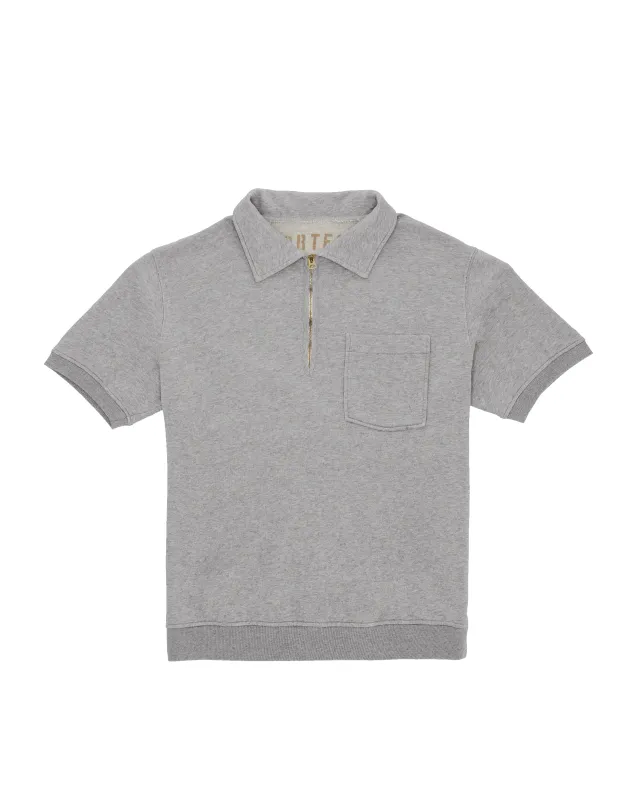 Yalepm Polo In Jersey Garzato Con Zip a Maniche Corte sold by Fortela