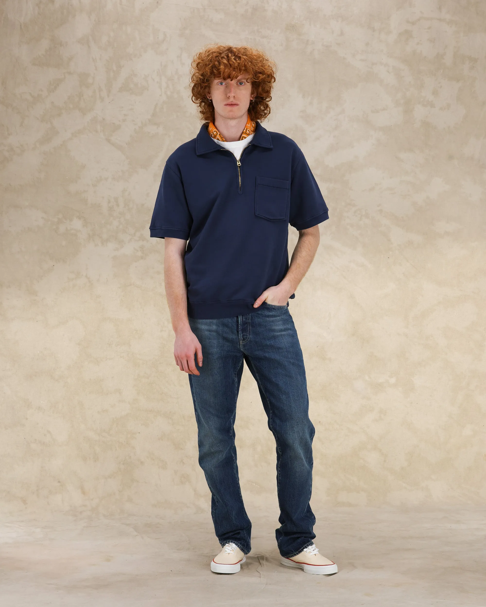 Yalepm Polo In Jersey Garzato Con Zip a Maniche Corte sold by Fortela product image thumbnail 5