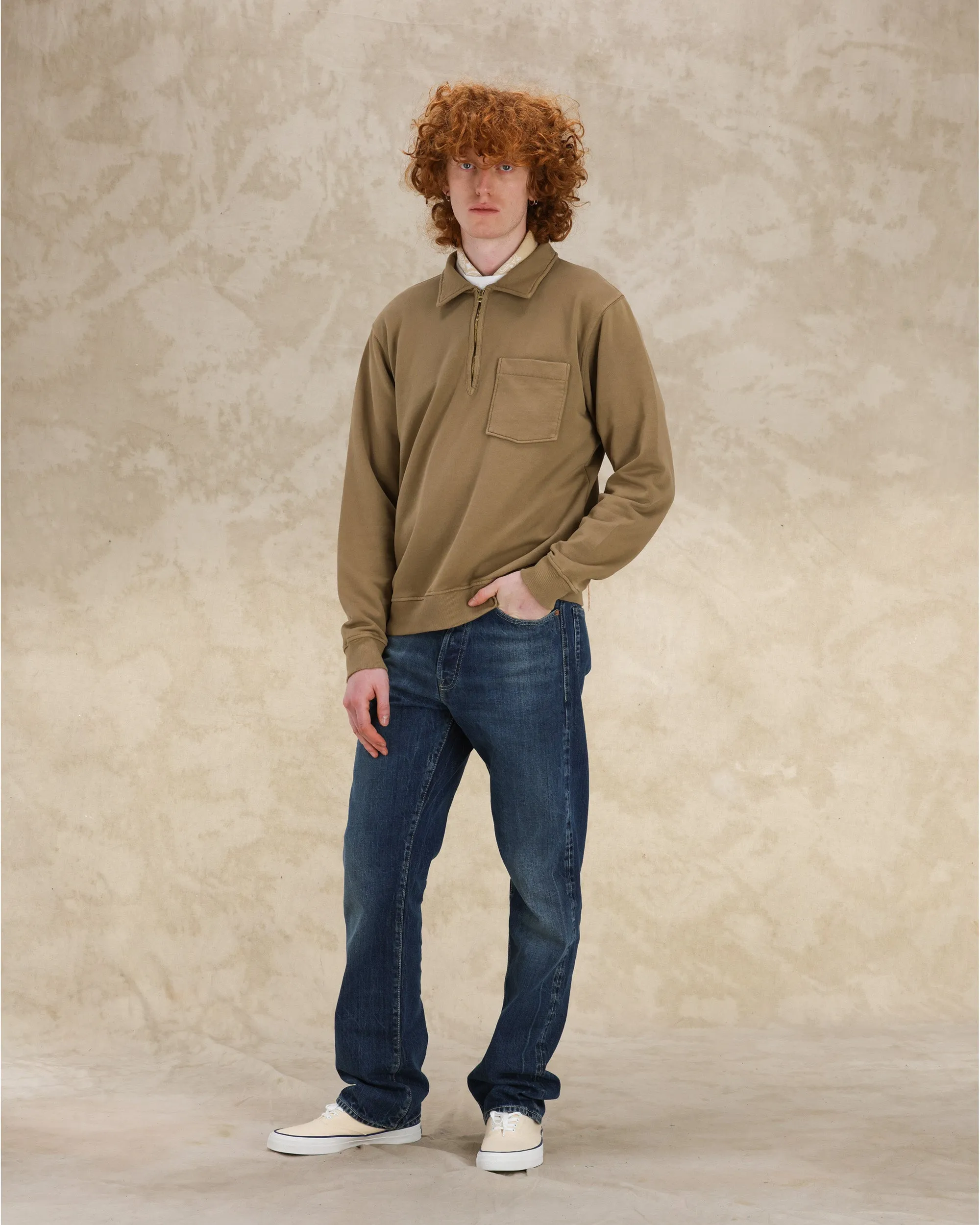 Yale Felpa In Jersey Garzato Con Colletto E Zip sold by Fortela product image thumbnail 5