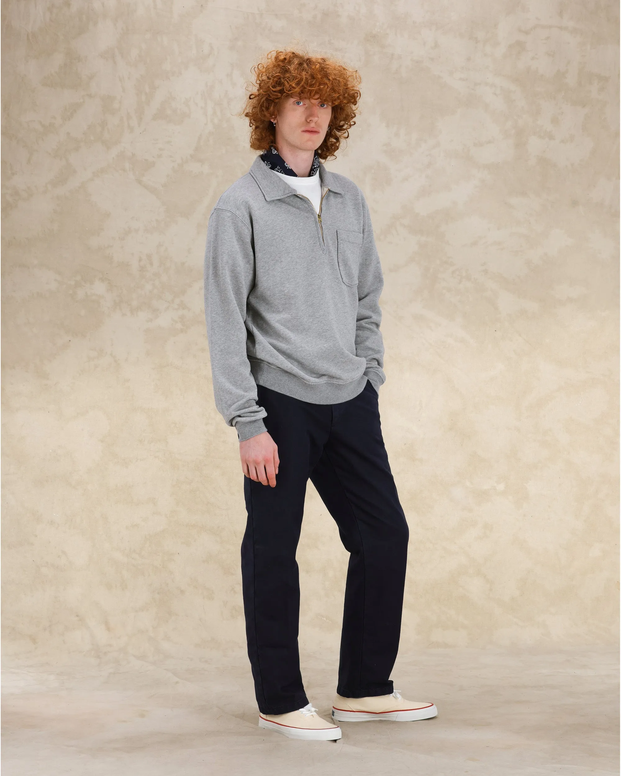Yale Felpa In Jersey Garzato Con Colletto E Zip sold by Fortela product image thumbnail 5