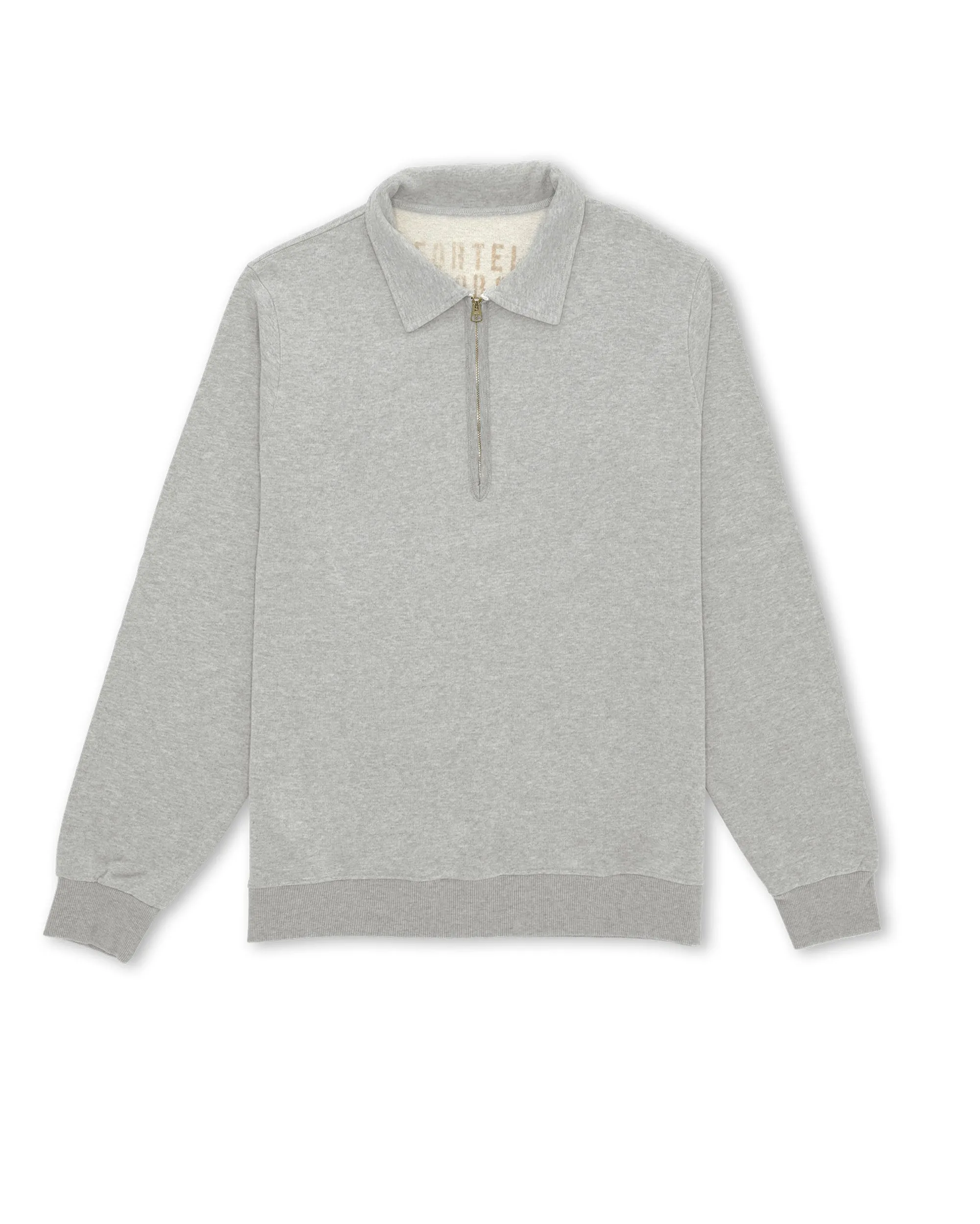 Yale Felpa In Jersey Garzato Con Colletto E Zip sold by Fortela