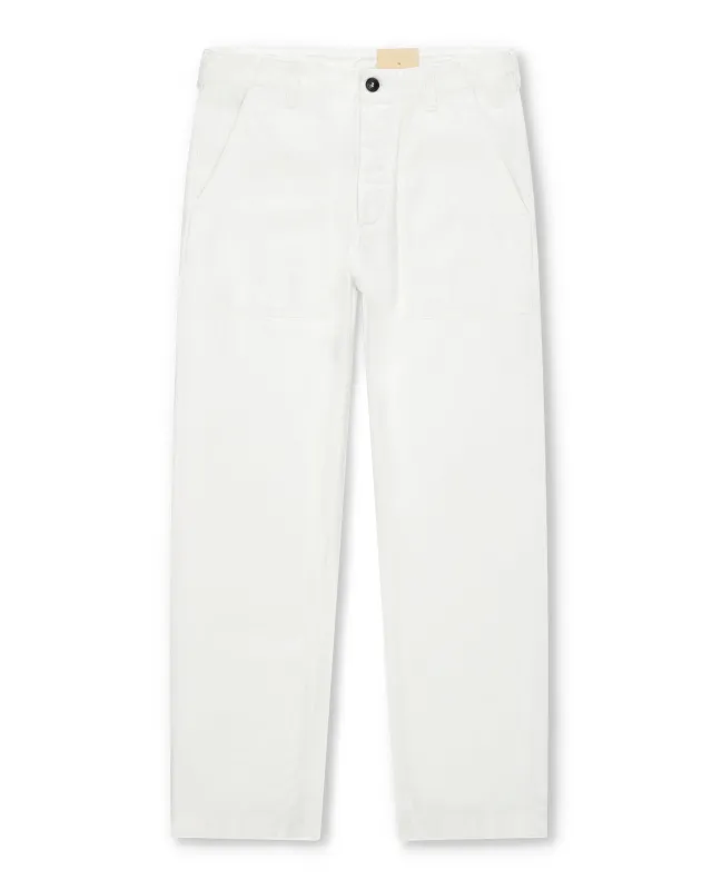 Newfatigue Japan Denim Cimosato White sold by Fortela