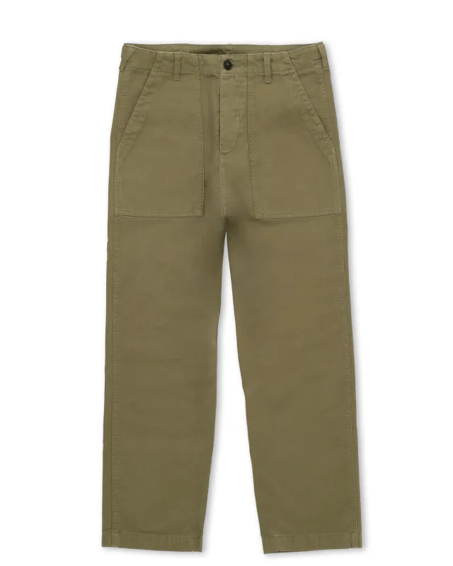 Newfatigue Pantaloni In Herringbone sold by Fortela