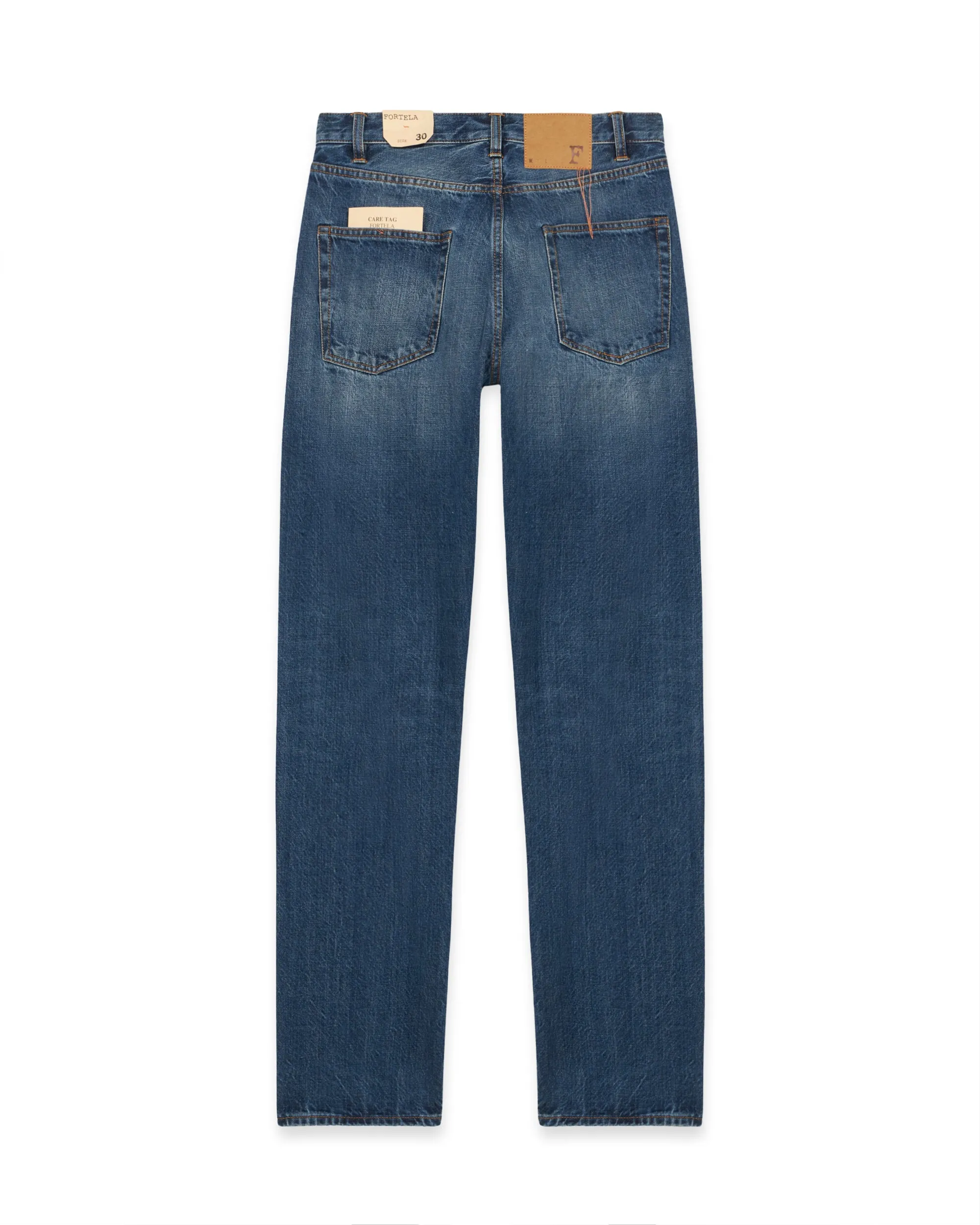 912 Johnd Japan Denim Cimosato 5 Tasche Regular Fit Stone Wash sold by Fortela product image thumbnail 2