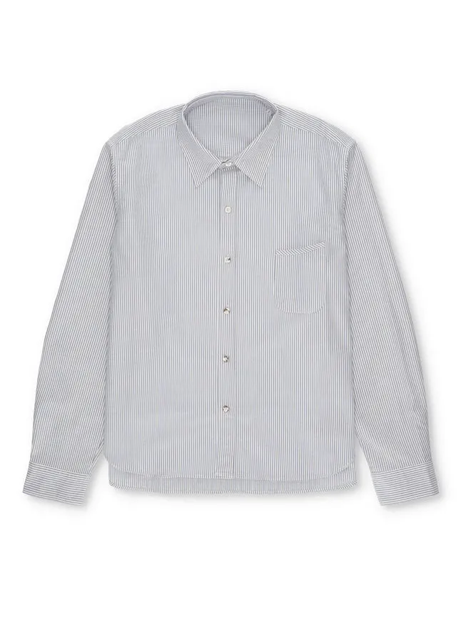 Liam Camicia In Cotone Con Taschino Stondato sold by Fortela