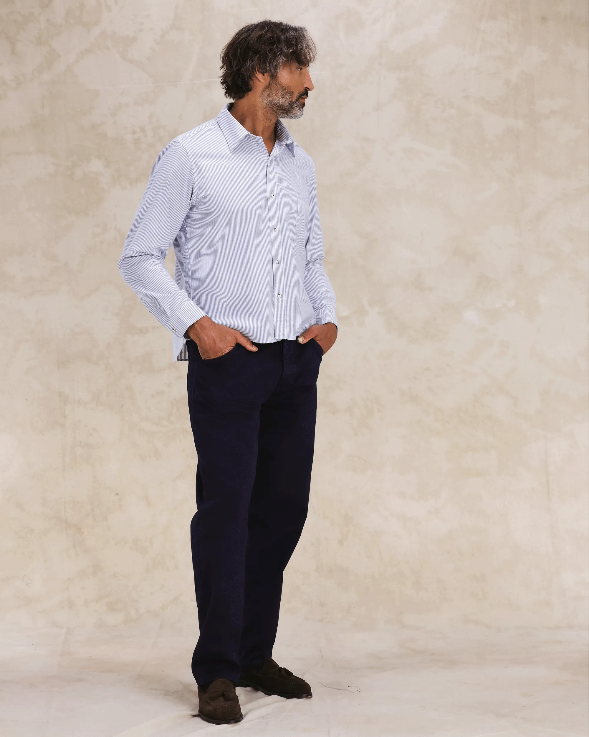 Liam Camicia In Cotone Con Taschino Stondato sold by Fortela product image thumbnail 5