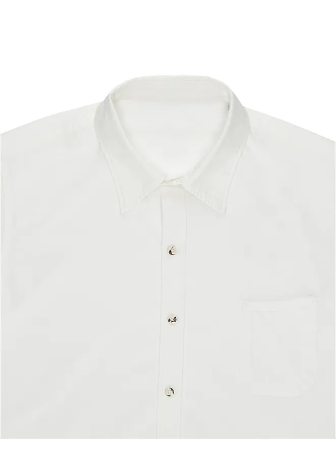 Liam Camicia In Cotone Con Taschino Stondato sold by Fortela product image thumbnail 3