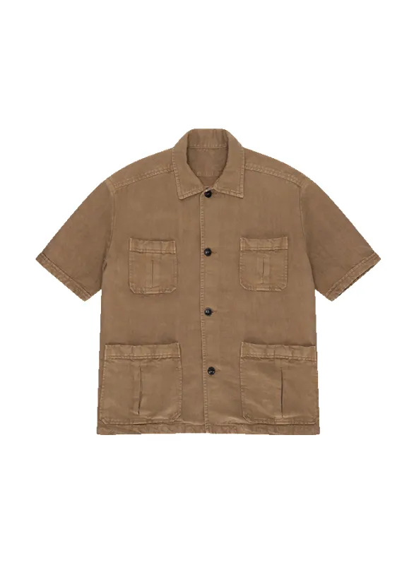 Bohem Camicia In Lino Manica Corta made by Fortela