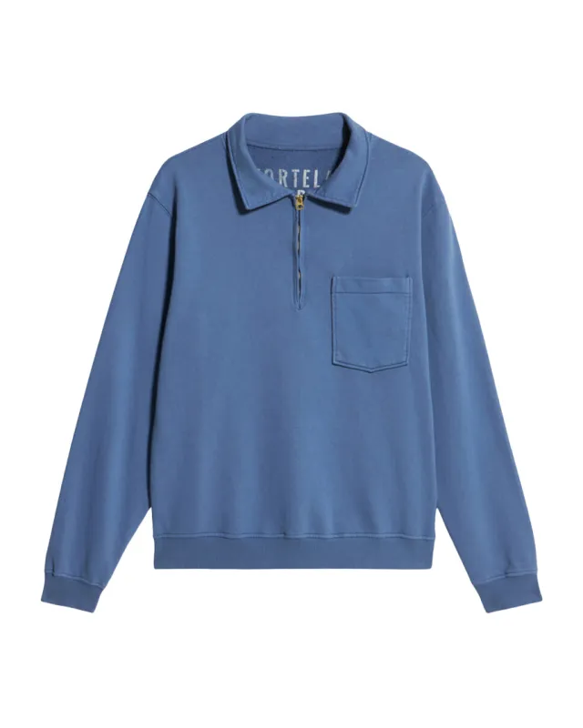 Yalep Felpa In Jersey Garzato Con Zip sold by Fortela