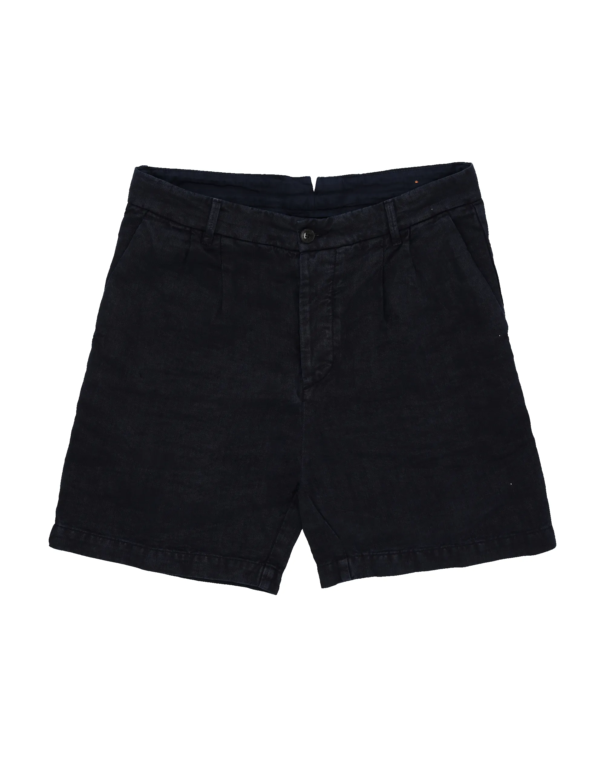 Beachshort Bermuda In Lino Con Pences sold by Fortela