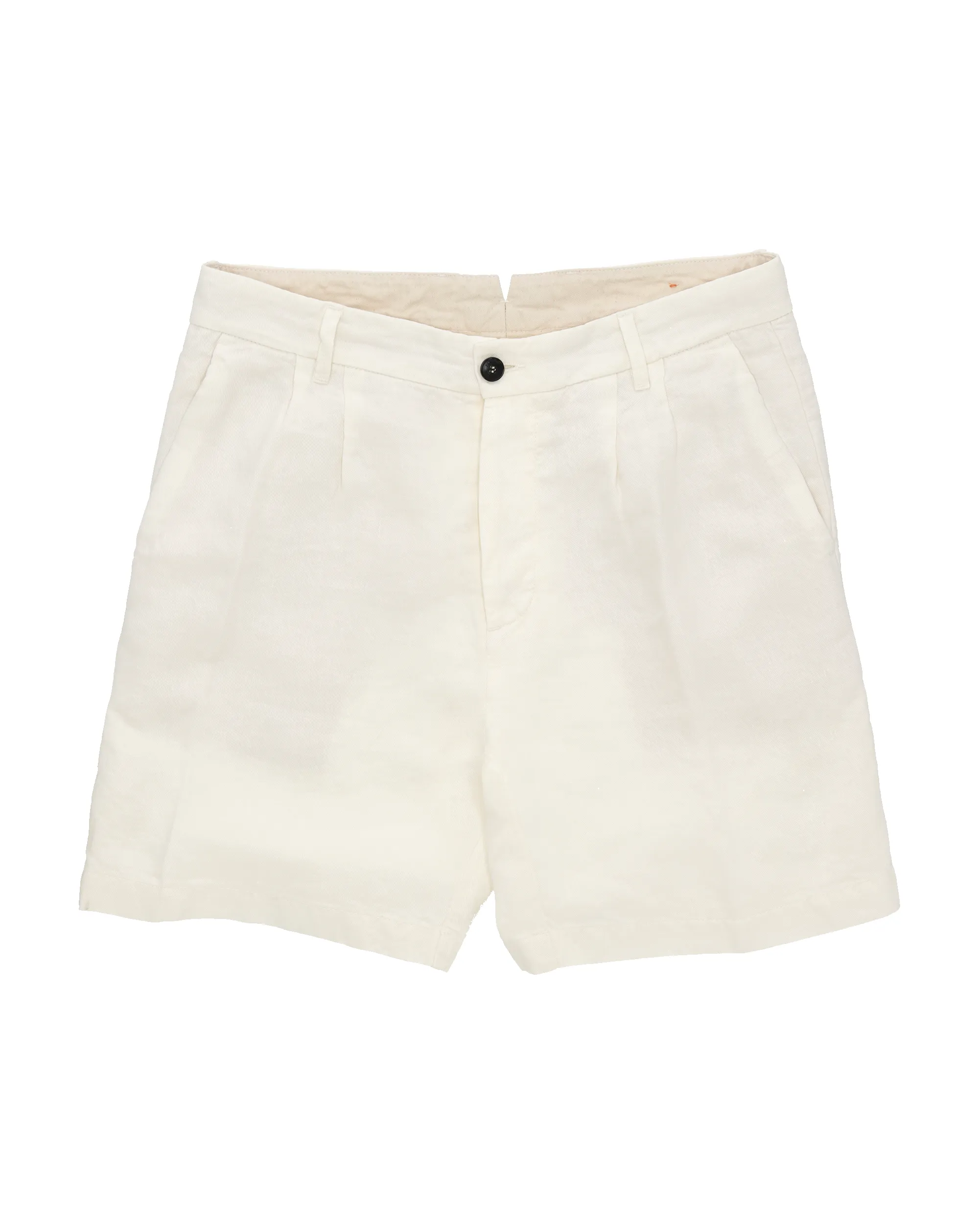 Beachshort Bermuda In Lino Con Pences sold by Fortela