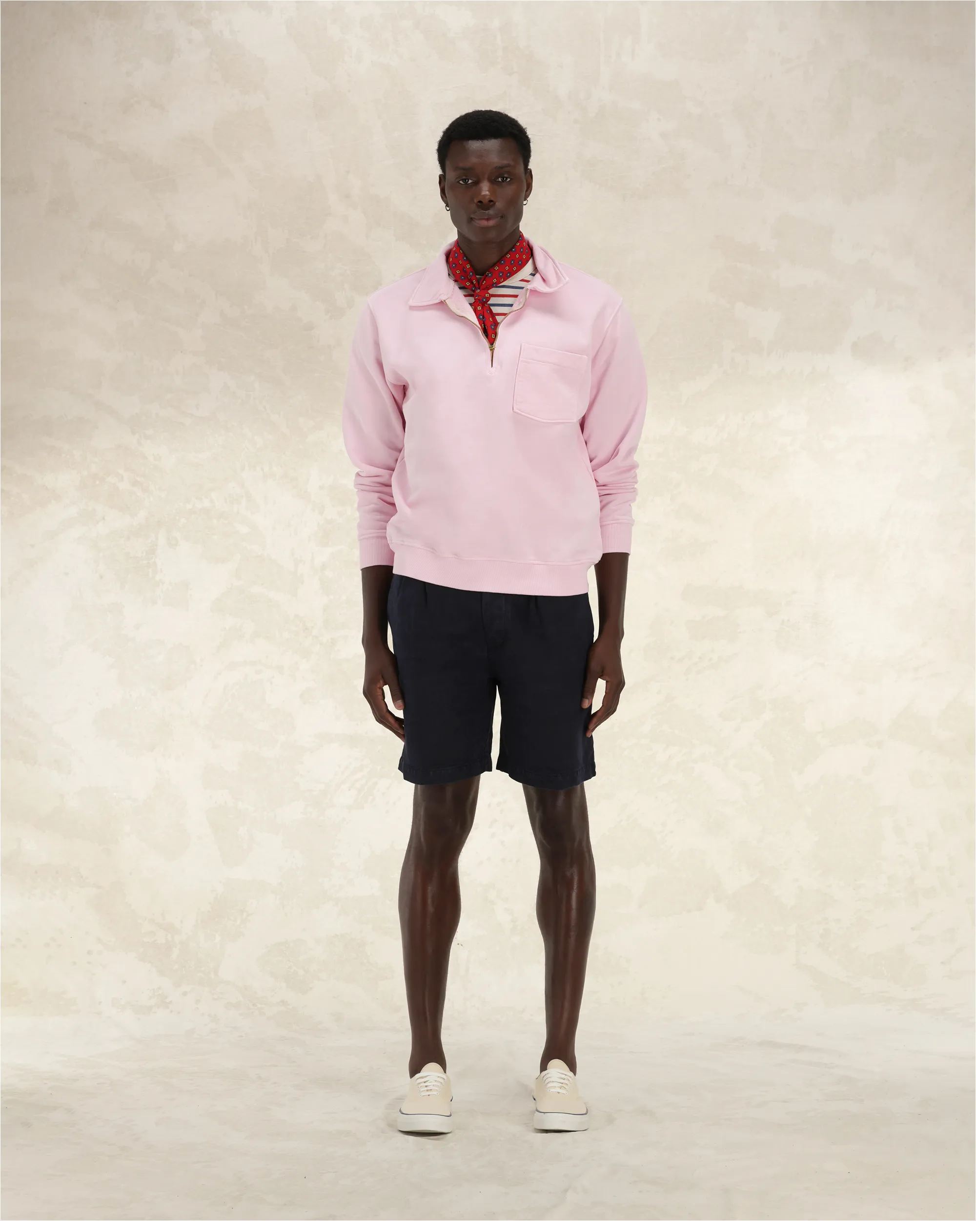 Yale Felpa In Jersey Garzato Con Colletto E Zip sold by Fortela product image thumbnail 5