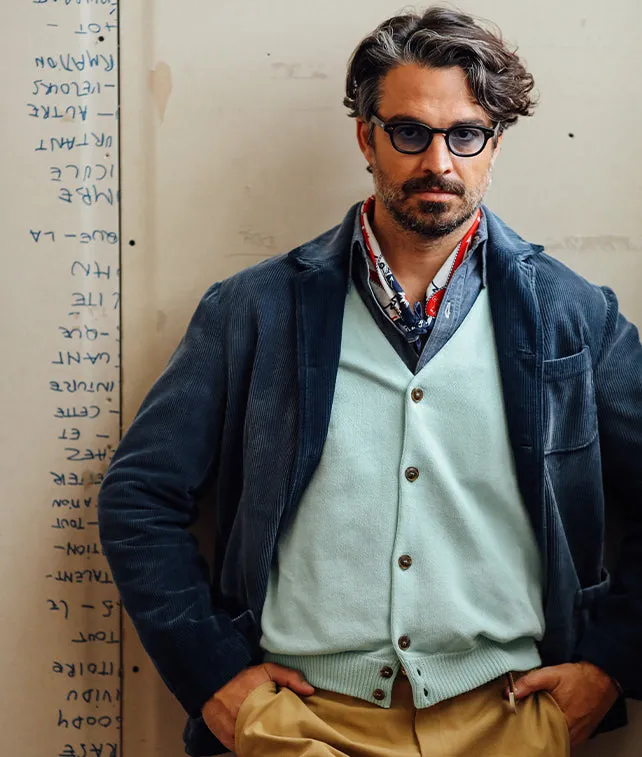 Oliver Cardigan In Maglia Di Cotone sold by Fortela product image thumbnail 5