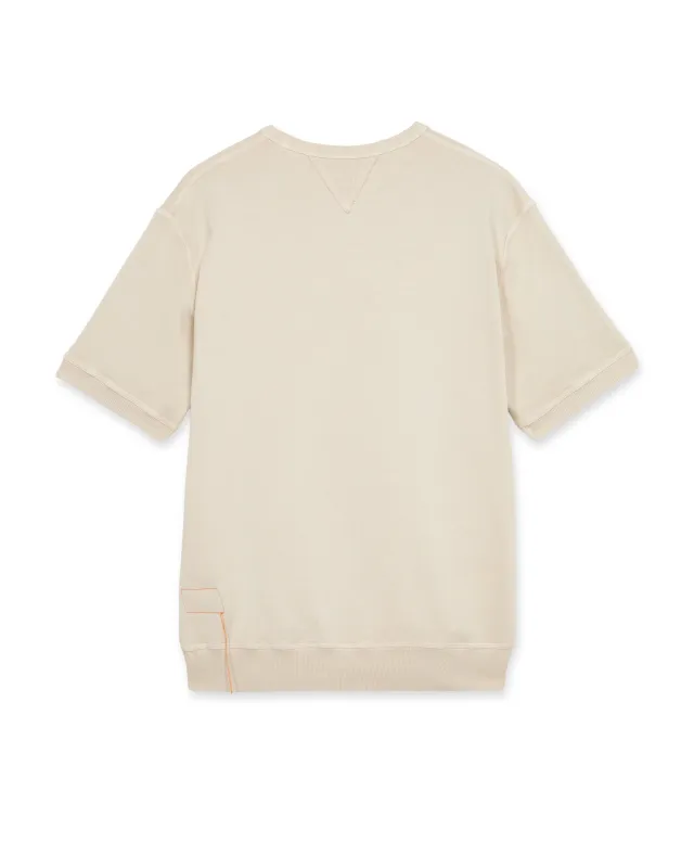 Ohio Felpa Girocollo in Jersey Garzato a Maniche Corte made by Fortela