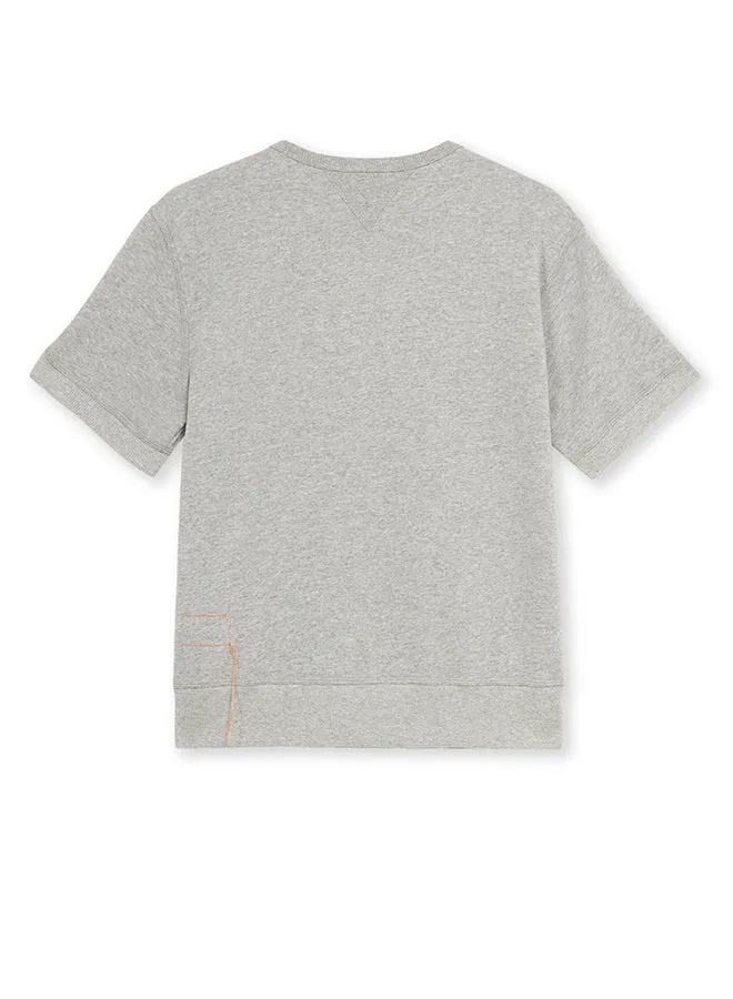 Ohio Felpa Girocollo in Jersey Garzato a Maniche Corte sold by Fortela product image thumbnail 2