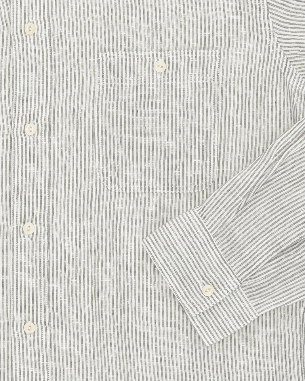 Work Camicia In Lino A Righe sold by Fortela product image thumbnail 4