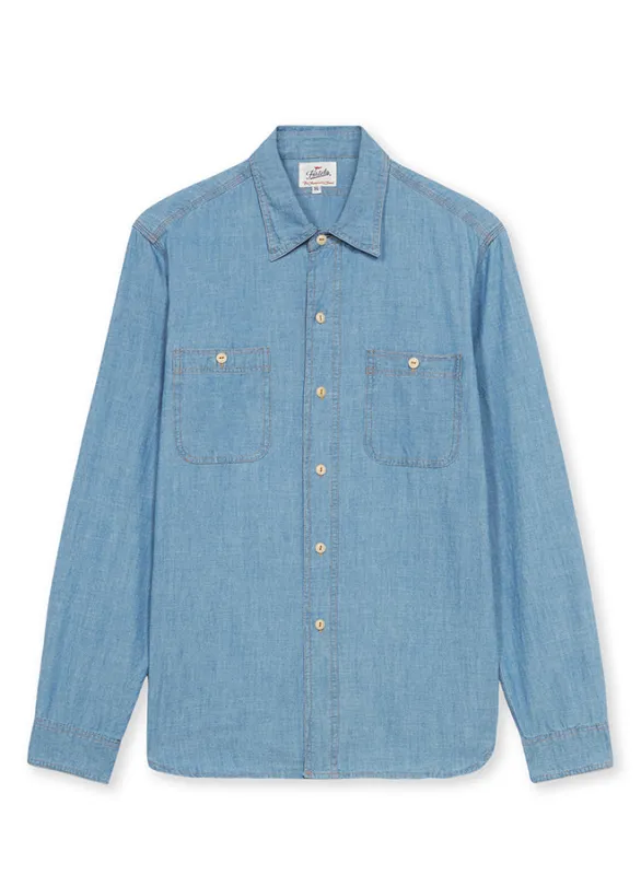 Workj Camicia In Chambray sold by Fortela