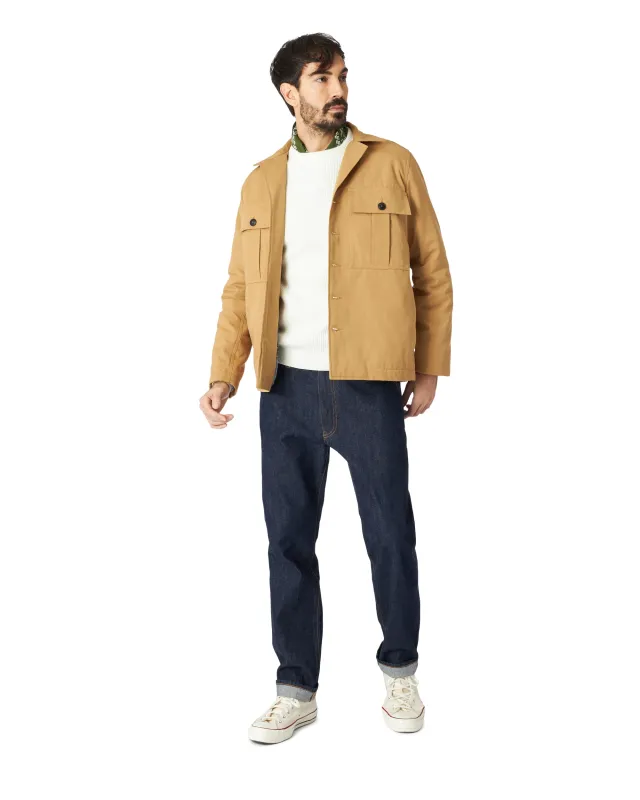 Solomonb Overshirt in Twill di Cotone sold by Fortela