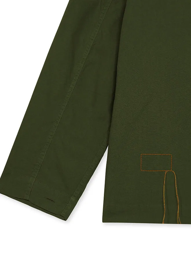 Solomont Overshirt in Twill di Cotone sold by Fortela product image thumbnail 4