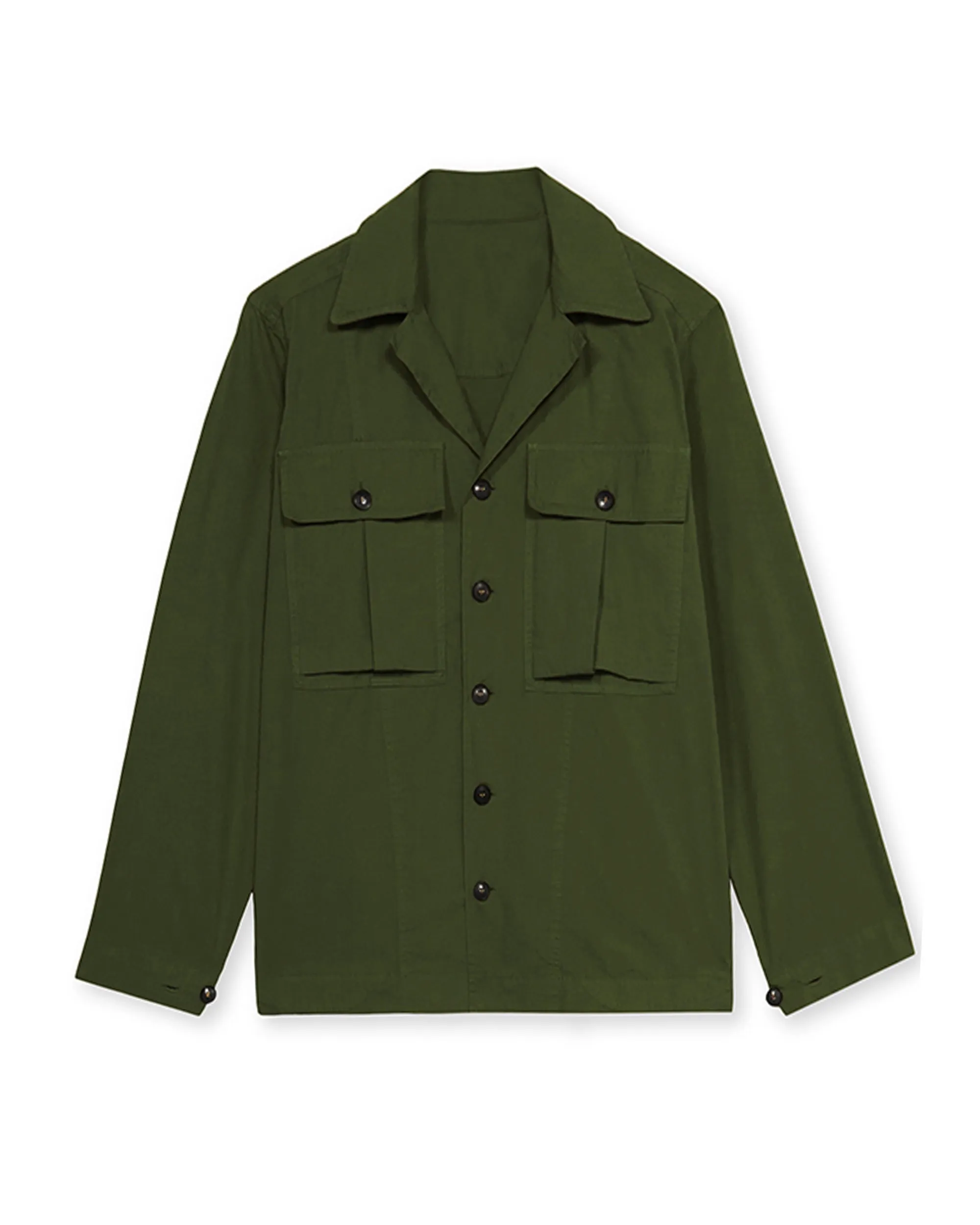 Solomont Overshirt in Twill di Cotone sold by Fortela