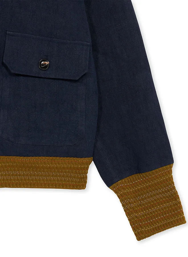 Regan Giacca Bomber in Canapa/Lino sold by Fortela product image thumbnail 3