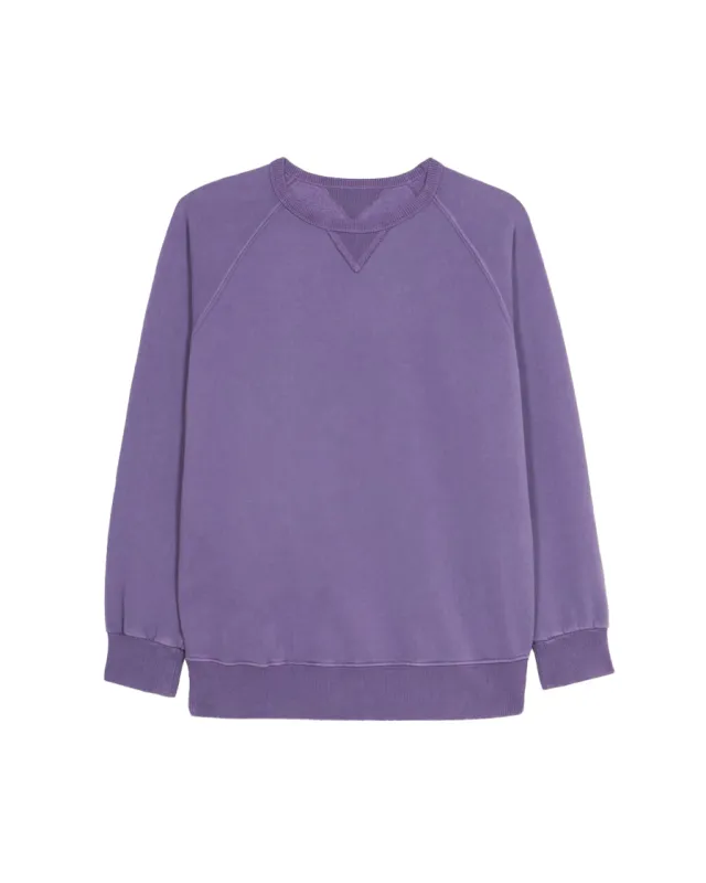 Harvard Felpa Girocollo in Jersey Felpato con taglio Raglan made by Fortela