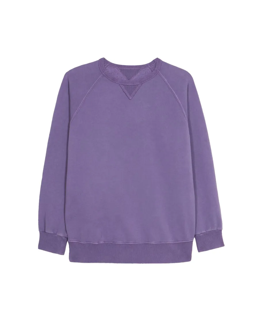 Harvard Felpa Girocollo in Jersey Felpato con taglio Raglan sold by Fortela