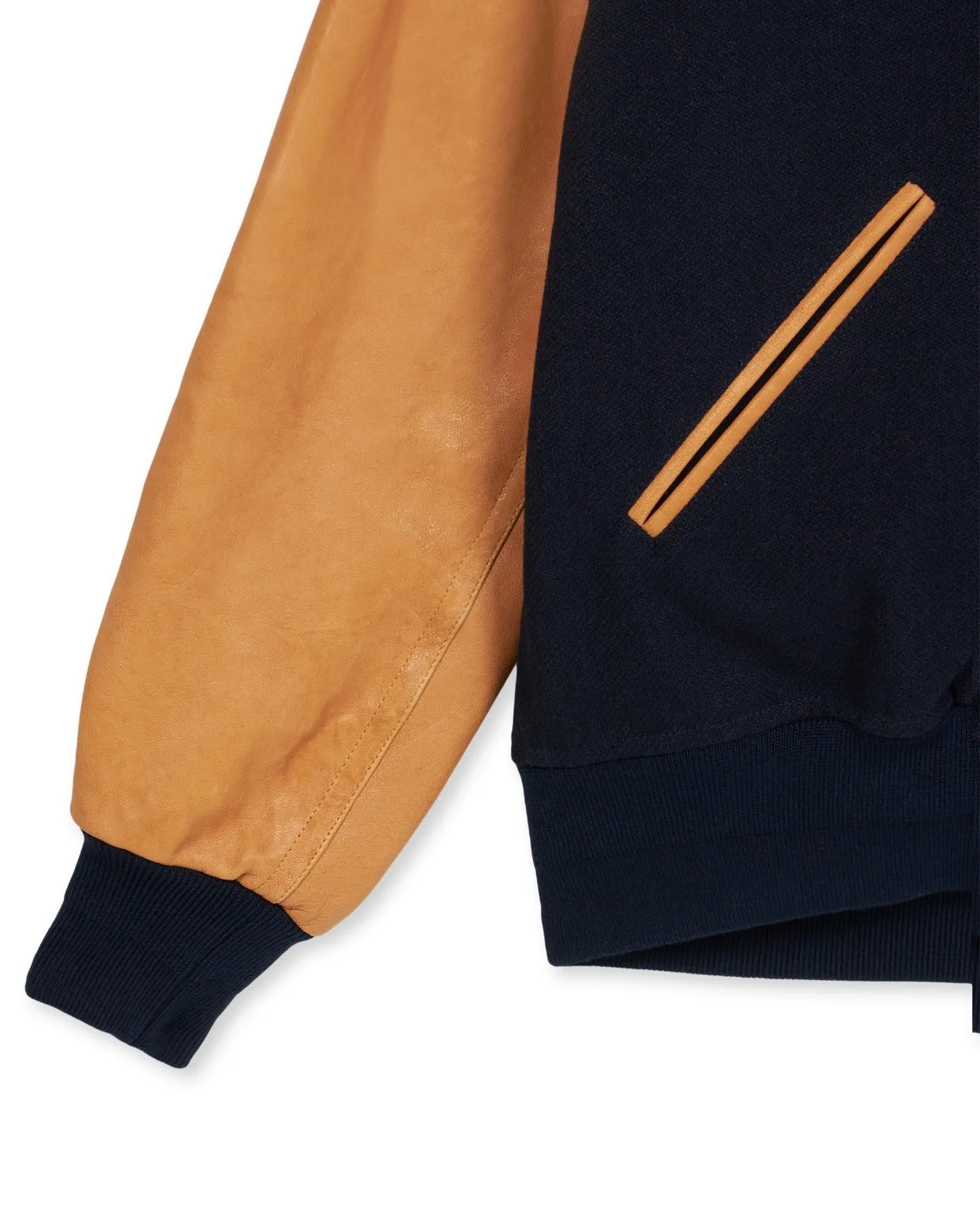 Boston Bomber Con Maniche In Pelle sold by Fortela product image thumbnail 4