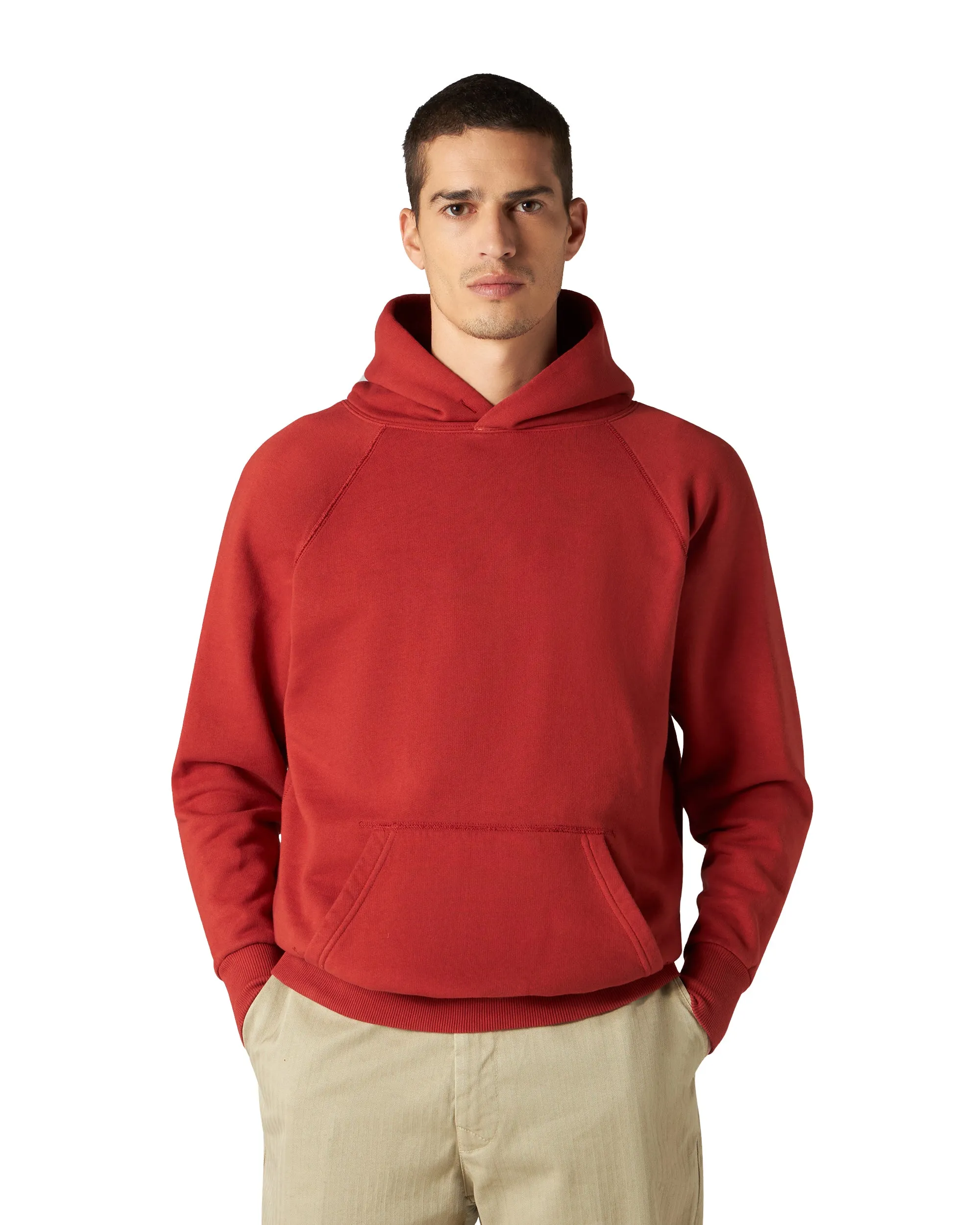 Vintagehood Felpa in Jersey Garzato Con Cappuccio sold by Fortela product image thumbnail 5