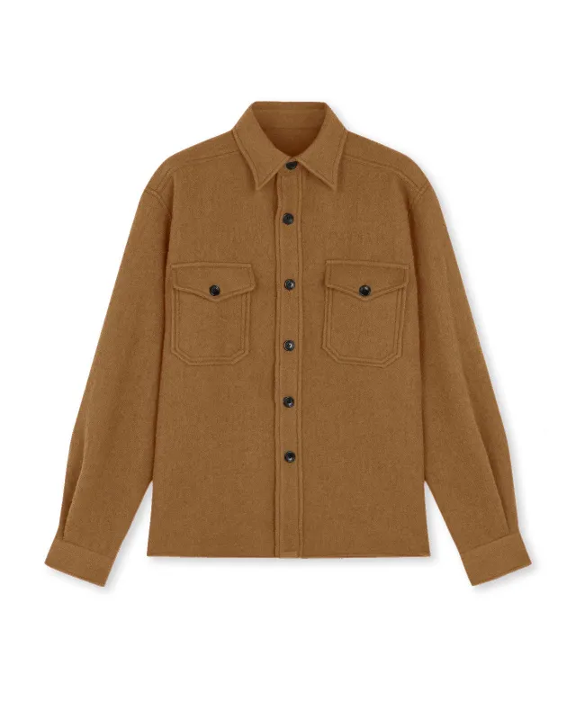 Kenny Overshirt In Lana sold by Fortela