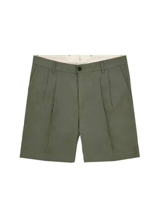 Beachshort Bermuda In Cotone Con Pences sold by Fortela