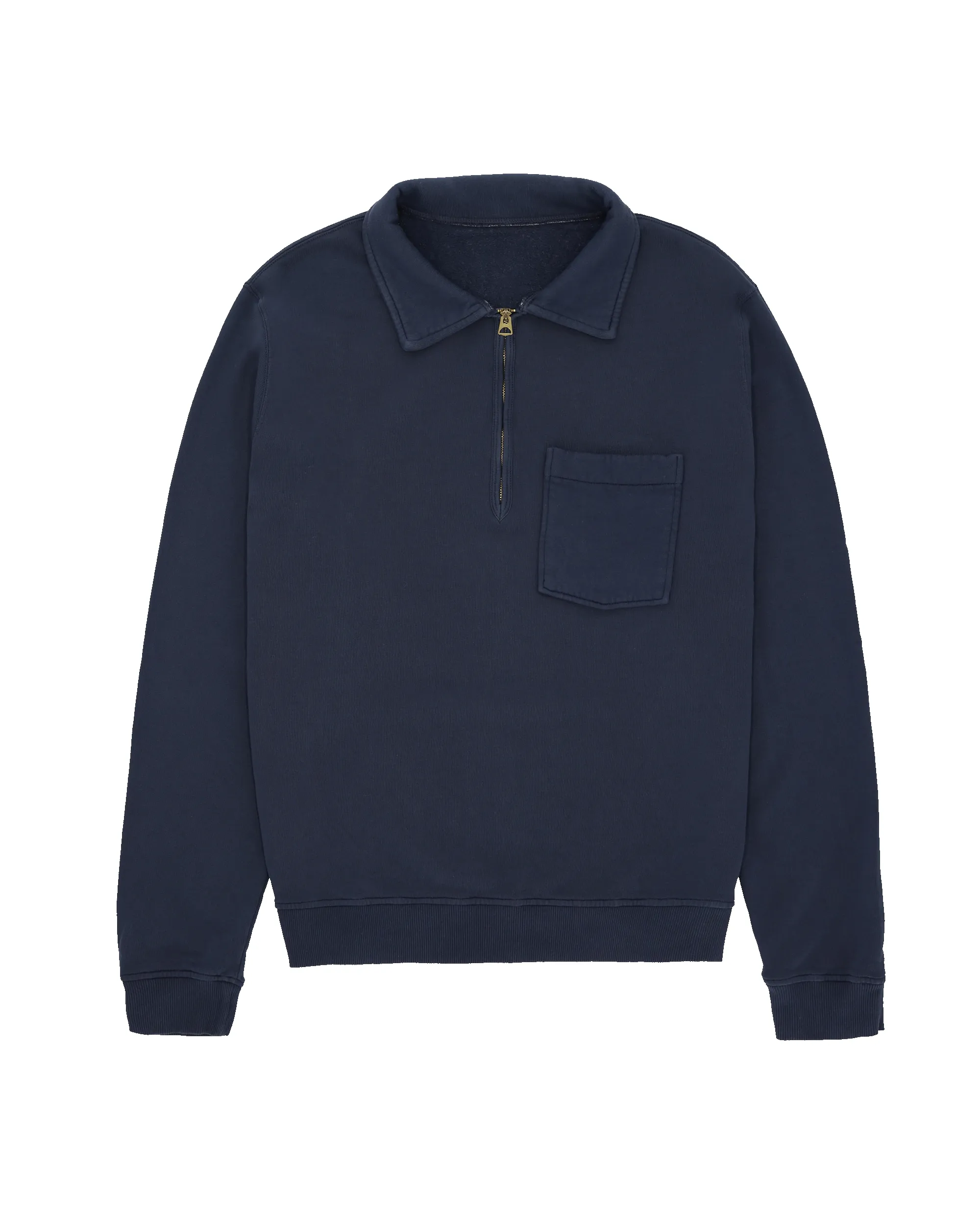Yale Felpa In Jersey Felpato Con Colletto E Zip sold by Fortela