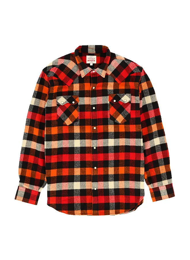 Josh Camicia Texana In Cotone A Quadri sold by Fortela