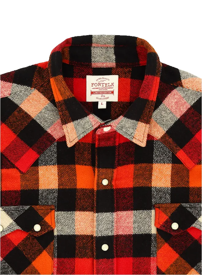Josh Camicia Texana In Cotone A Quadri sold by Fortela product image thumbnail 3