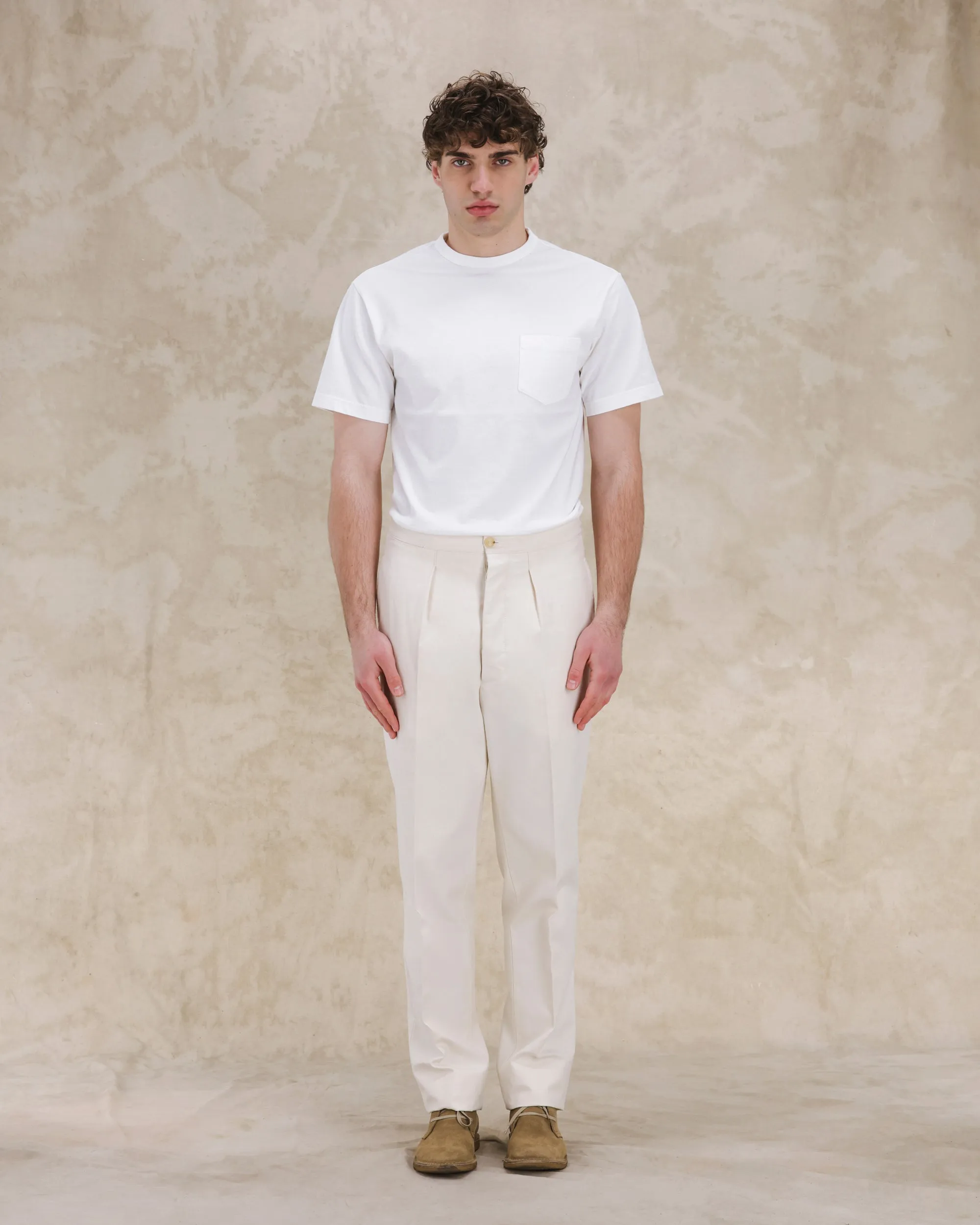 Oklahoma Pantaloni In Canvas di Cotone Rovesciato sold by Fortela product image thumbnail 5