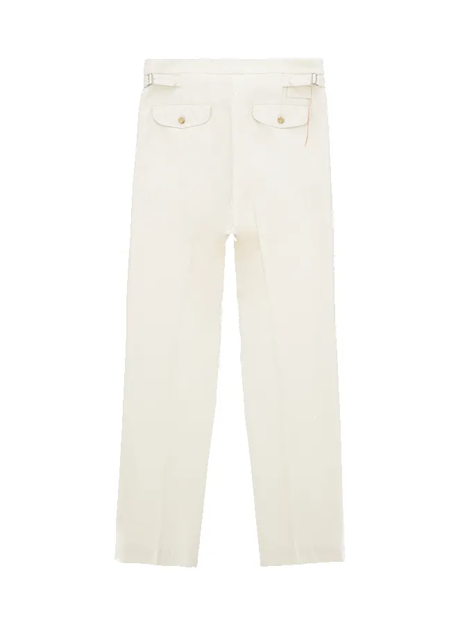 Oklahoma Pantaloni In Canvas di Cotone Rovesciato sold by Fortela product image thumbnail 2