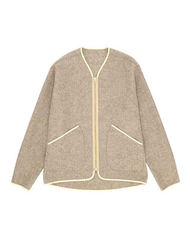 Sherpa Giacca In Herringbone Di Lana sold by Fortela