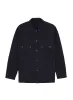 Pepper Overshirt In Cotone E Lana sold by Fortela